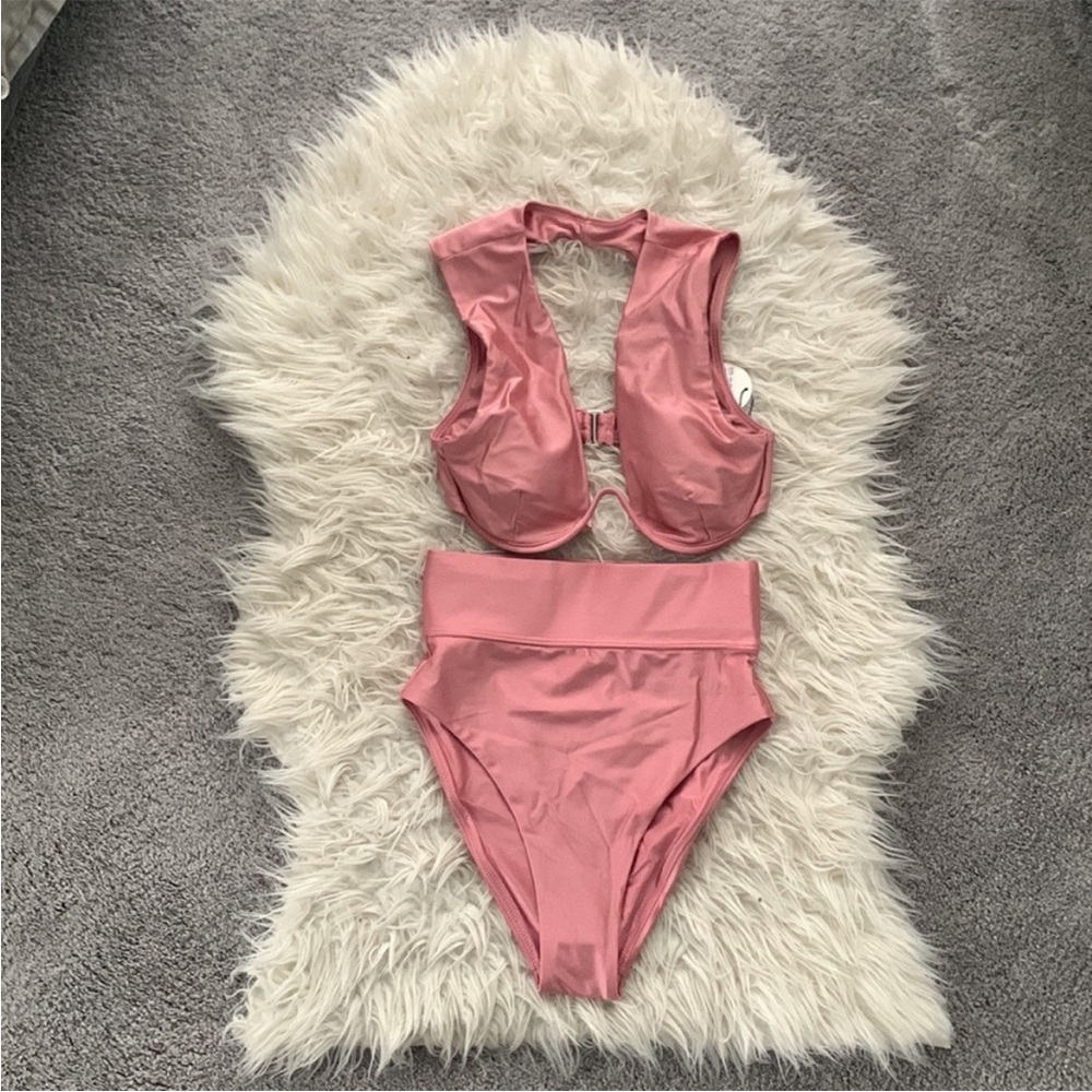 Worn Once Andrea Iyamah swim suit, top size s, bottom, size M